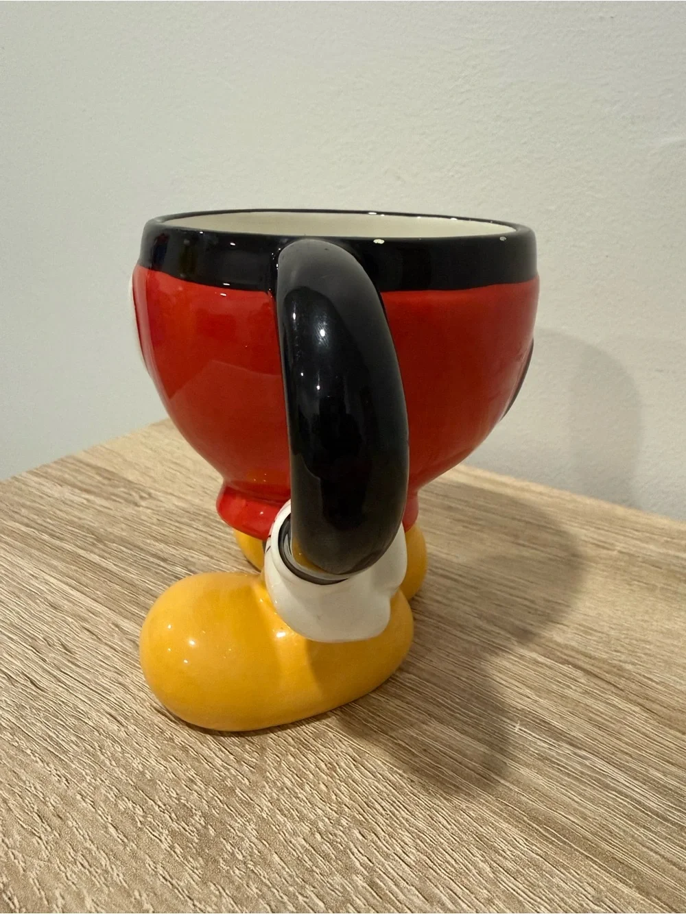 Disney Parks Mickey Mouse Pants 3D Ceramic Coffee Mug Cup Best of Mickey Chips